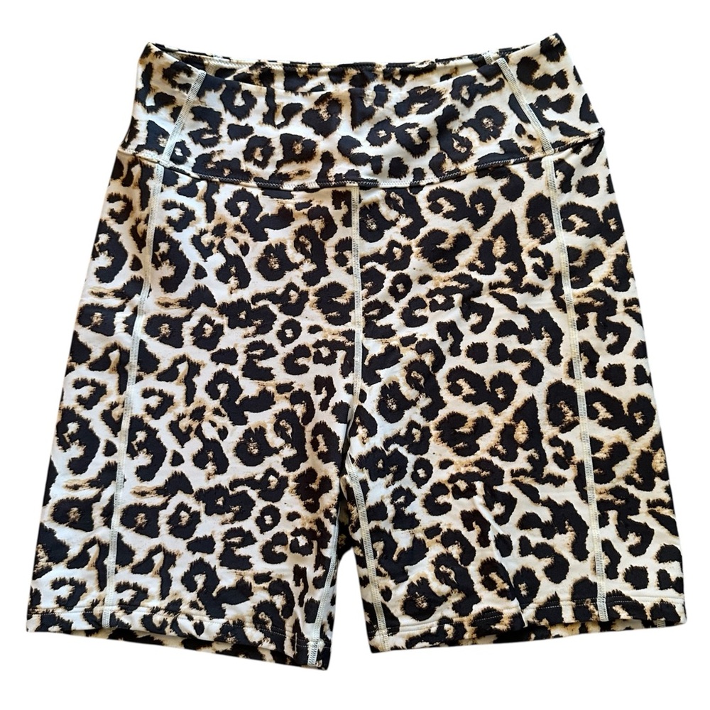 Abercrombie & Fitch Women’s Animal Print Biker Shorts